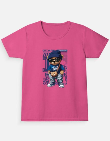 Teddy Girl's Crew Neck T-Shirt