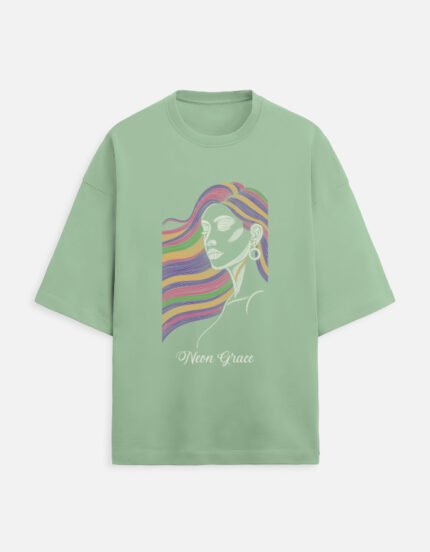 Neon Grace Women's Terry Oversized Tee